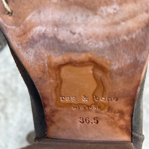 rag & bone Newbury ankle boots, size 36.5 - Picture 9 of 9